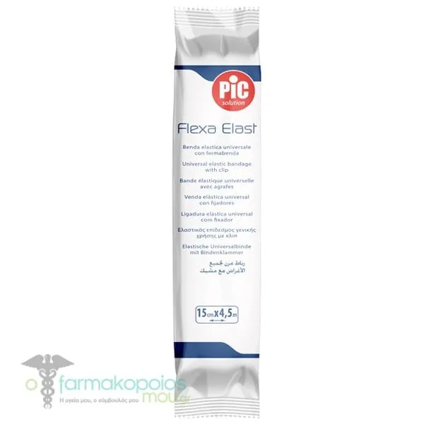 Pic Solution Indoor Flexa Elast Ελαστικός Επίδεσμος 15cm x 4.5m, 1τεμ