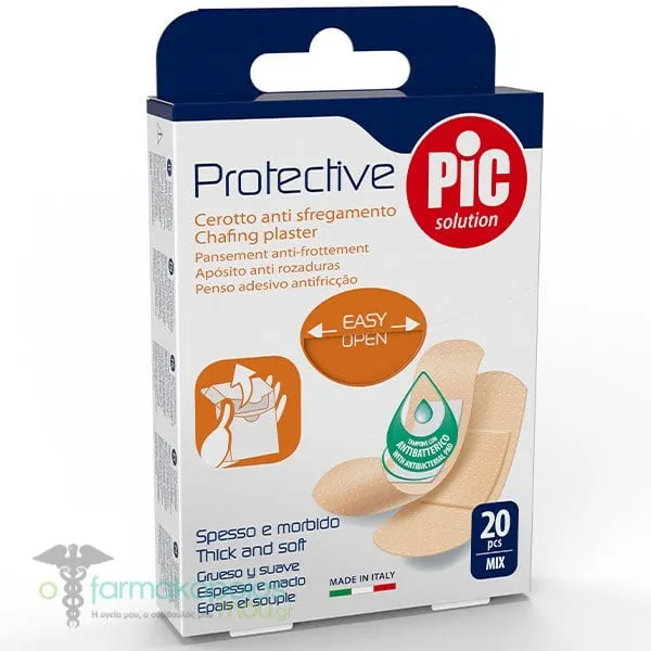Pic Solution Protective Chafing Plasters Αυτοκόλλητα Προστατευτικά Τσιρότα κατα της Τριβής, 20τεμ