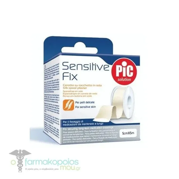 Pic Solution Sensitive Fix Spool Plaster Non-Woven (5cm x 5m), 1pc