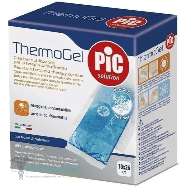 Pic Solution Thermogel Μαξιλαράκι Θερμοθεραπείας &amp; Κρυοθεραπείας (10x26cm), 1τεμ