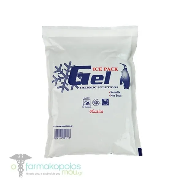 Plastica Ice Pack Gel 24h Παγοκύστη Φάκελος Άσπρη, 500gr