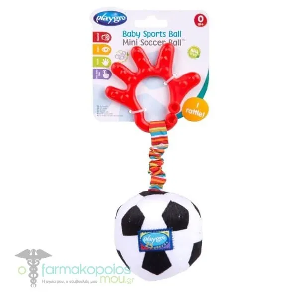 Playgro Baby Sports Balls Mini Soccer Ball 0m+, 1pc