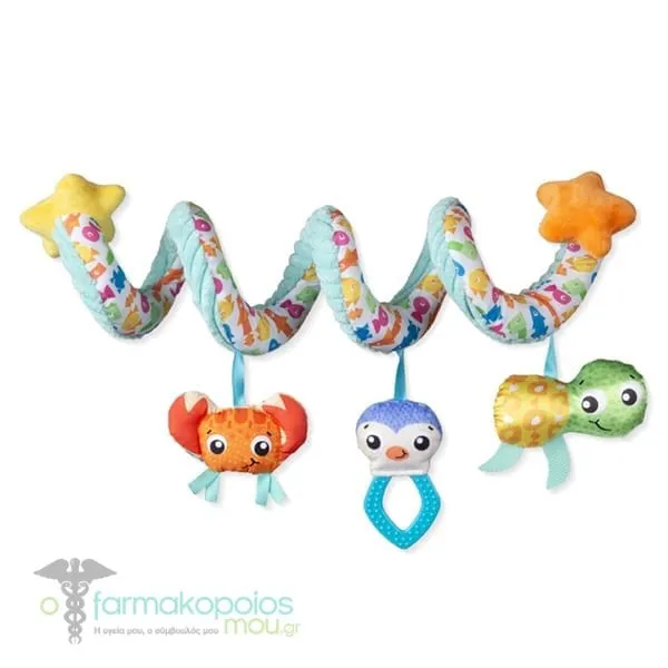 PlayGro Ocean Adventure Twirly Whirly Σπιράλ Παιχνίδι Καροτσιού, 1τεμ