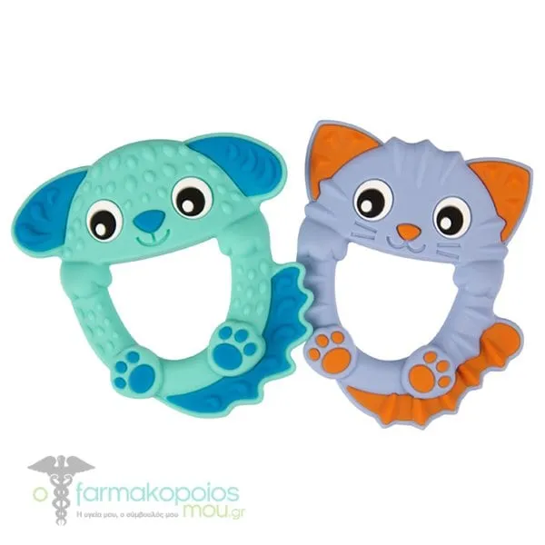 PlayGro Soothe &amp; Chew Κρίκοι Οδοντοφυΐας Σιλικόνης, 1τεμ