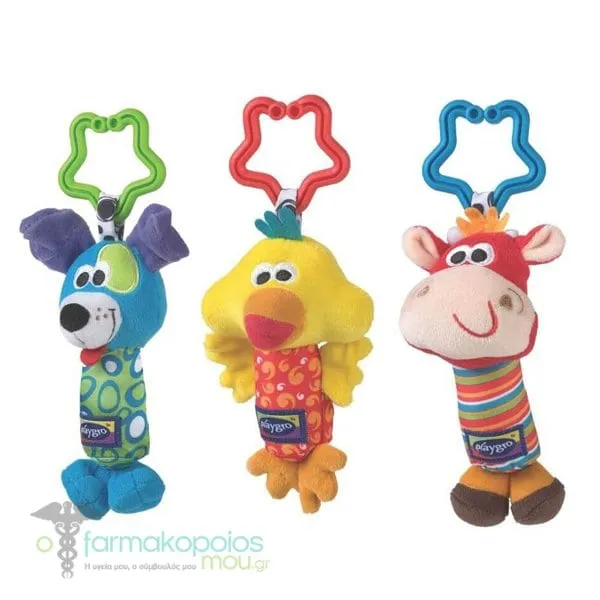 PlayGro Tinkle Trio Stroller Toy, 1pc