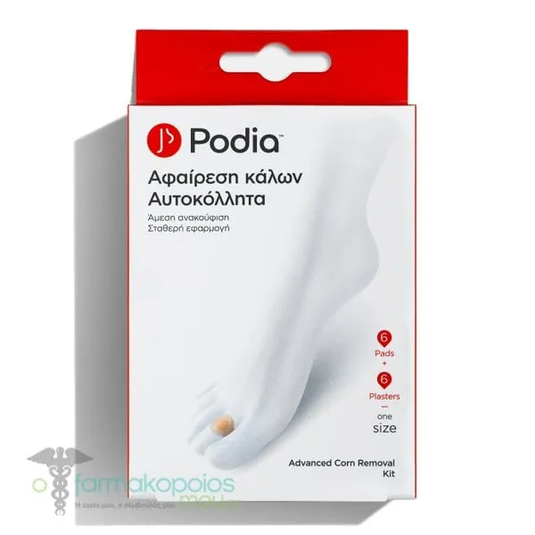 Podia Advanced Corn Removal Kit, 6pcs