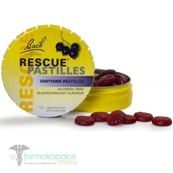 Power Health Bach Rescue Pastilles Blackcurrant Flavor, 50gr
