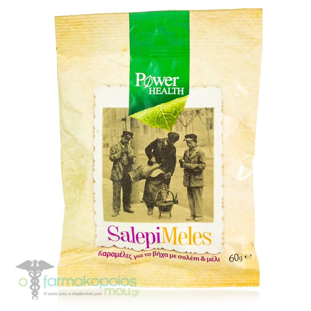 Power of Nature SalepiMeles Cough Candies with Salep & Honey, 60gr