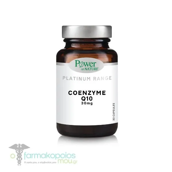 Power of Nature Platinum Range Coenzyme Q10 30mg, 30caps