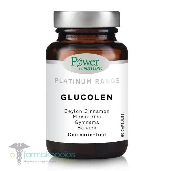 Power of Nature Platinum Range Glucolen, 60caps
