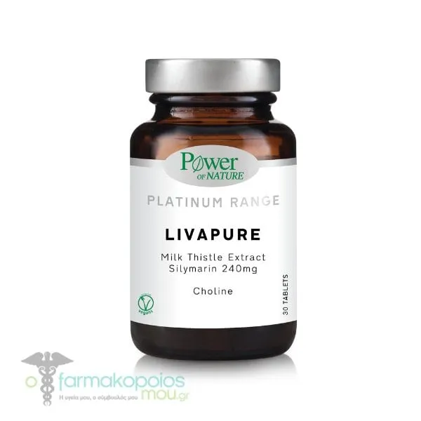Power of Nature Platinum Range LivaPure, 30tabs
