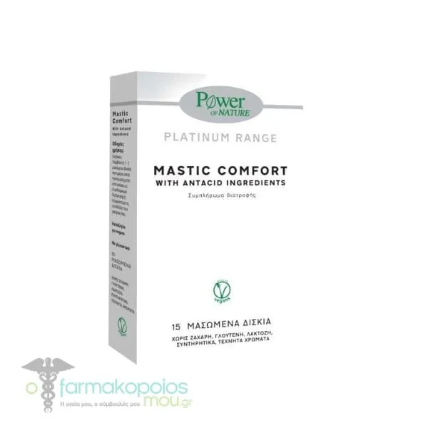 Power of Nature Platinum Range Mastic Comfort, 15chew.tabs