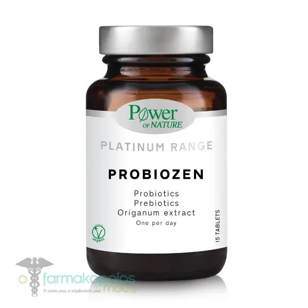 Power of Nature Platinum Range Probiozen, 15tabs