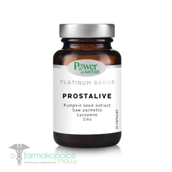 Power of Nature Platinum Range Prostalive, 30caps