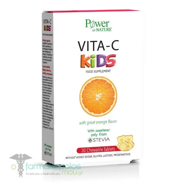 Power of Nature Vita-C Kids, 30chew.tabs