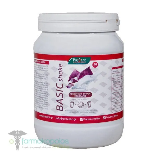 Prevent Basic Shake Chocolate Flavor, 465gr