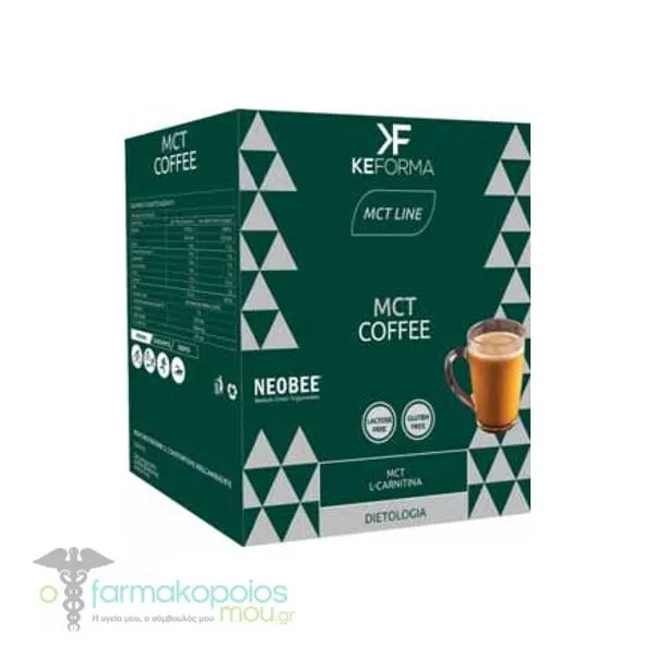 Prevent Keforma MCT Coffee Coconut Flavor, 14 x 18.7gr