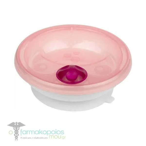 Primamma Temperature Retention Plate with Support 6m+, 1pc - Ρόζ