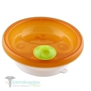 Primamma Temperature Retention Plate with Support 6m+, 1pc - Πορτοκάλι