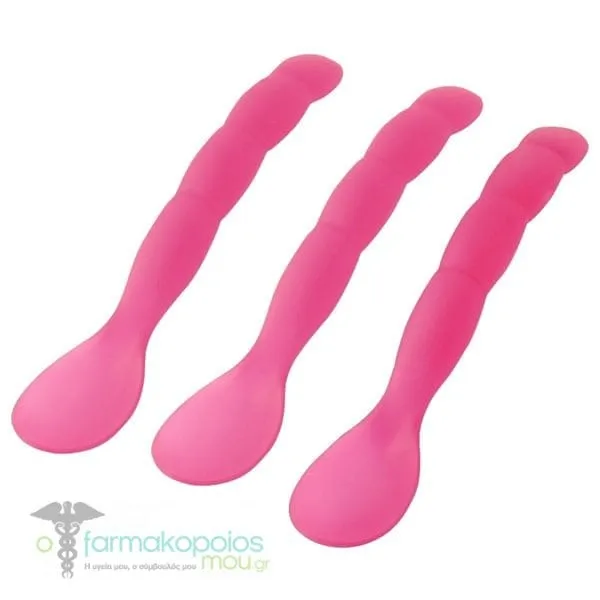 Primamma Soft Spoon 6m+, 3pcs - Φούξια