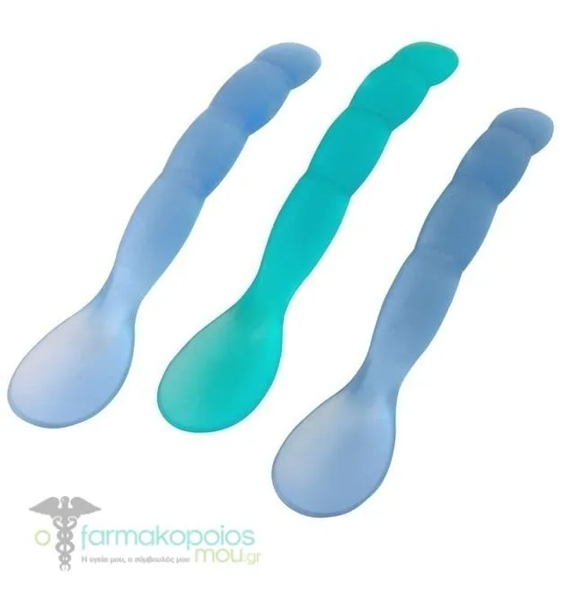 Primamma Soft Spoon 6m+, 3pcs - Μπλέ