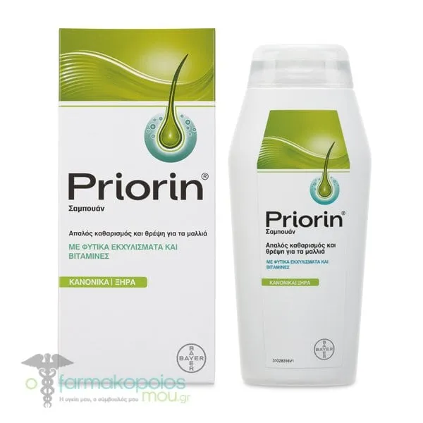 Priorin Shampoo for Normal or Dry Hair with Plant Extracts & Vitamins, 200ml