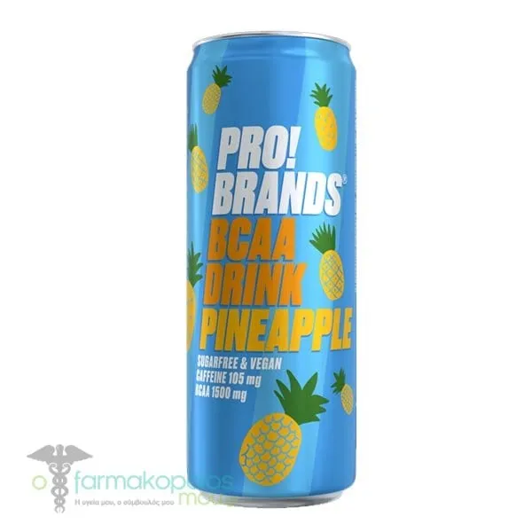 Pro! Brands BCAA Drink Pineapple, 330ml