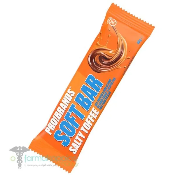 Pro! Brands Protein Soft Bar Salty Toffee, 40gr