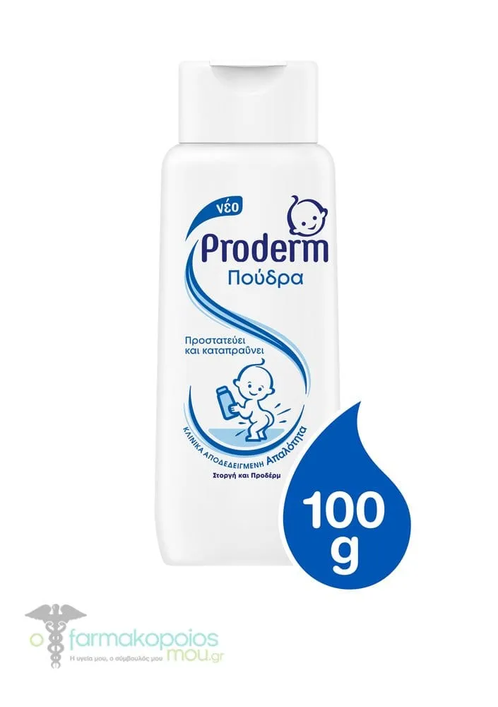 Proderm Baby Powder 0-12m, 100gr
