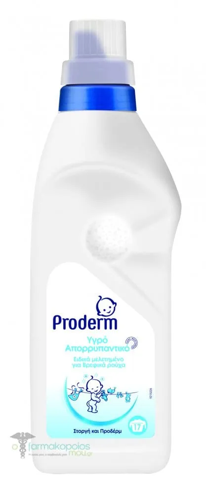 Proderm Liquid Detergent for Baby Clothes, 1250ml (17 washes)