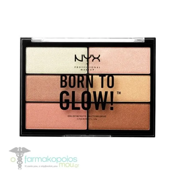 ΝΥΧ PROFESSIONAL MAKE UP Born to Glow Highlighting Palette, 4,8gr