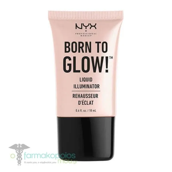 ΝΥΧ PROFESSIONAL MAKE UP Born to Glow Liquid Illuminator, 18ml - Sunbeam