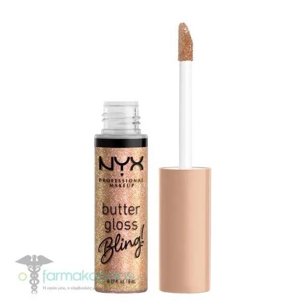ΝΥΧ PROFESSIONAL MAKE UP Butter Gloss, 8ml - 01 Bring The Bling