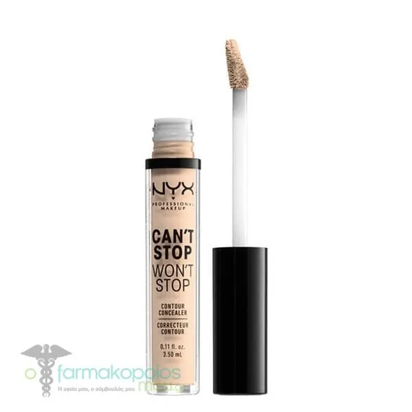 ΝΥΧ PROFESSIONAL MAKE UP Can't Stop Won't Stop Contour Concealer, 3,5ml - 04 Light Ivory
