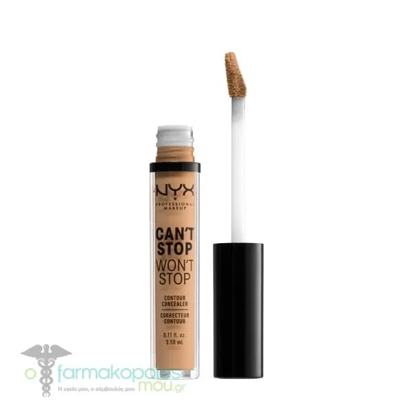 ΝΥΧ PROFESSIONAL MAKE UP Can't Stop Won't Stop Contour Concealer, 3,5ml - 7.5 Soft Beige