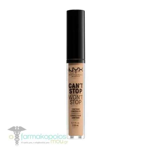ΝΥΧ PROFESSIONAL MAKE UP Can't Stop Won't Stop Contour Concealer, 3,5ml - Medium Olive
