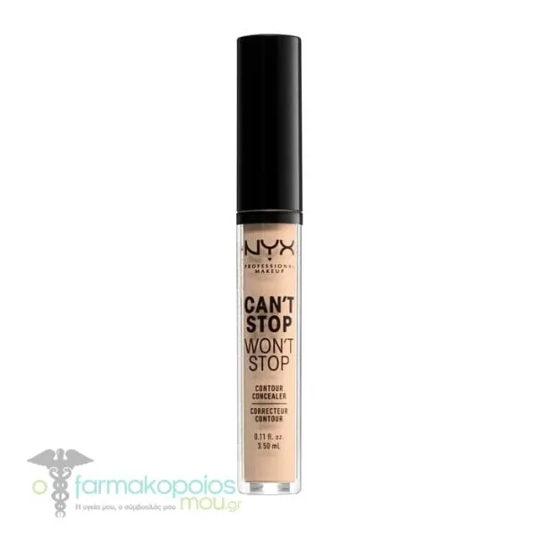 ΝΥΧ PROFESSIONAL MAKE UP Can't Stop Won't Stop Contour Concealer, 3,5ml - Vanilla