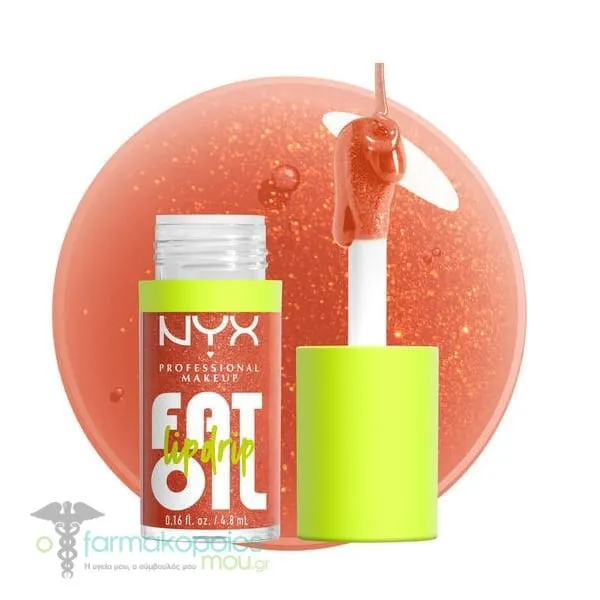 ΝΥΧ PROFESSIONAL MAKE UP Fat Oil Lip Drip Έλαιο Χειλιών, 4,8ml - Follow Back