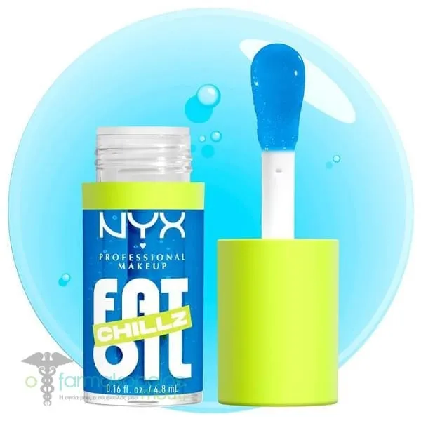 ΝΥΧ PROFESSIONAL MAKE UP Fat Oil Lip Drip Έλαιο Χειλιών, 4,8ml - Polar Peppermint
