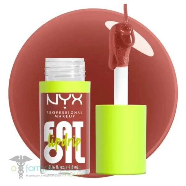 ΝΥΧ PROFESSIONAL MAKE UP Fat Oil Lip Drip, 4.8ml - Splash Of Cream