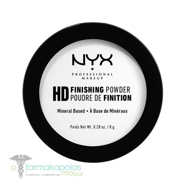 ΝΥΧ PROFESSIONAL MAKE UP HD Finishing Powder, 8gr - 01 Translucent