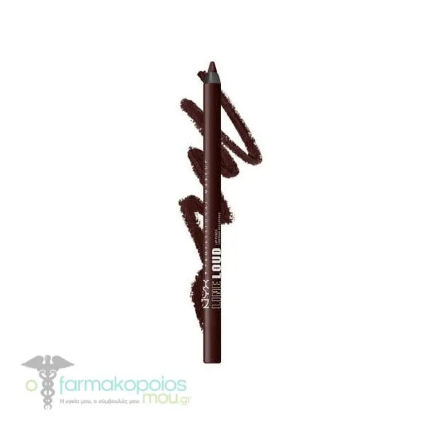 ΝΥΧ PROFESSIONAL MAKE UP Line Loud Longwear Lip Liner, 1.2g - No Wine