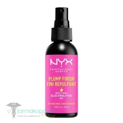 ΝΥΧ PROFESSIONAL MAKE UP Plump Finish Setting Spray, 60ml