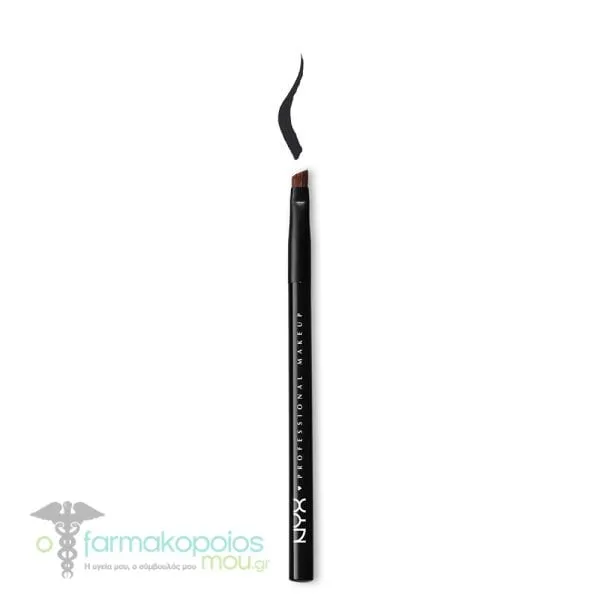 ΝΥΧ PROFESSIONAL MAKE UP Pro Angled Brush Eye Liner & Eyebrows, 1pc