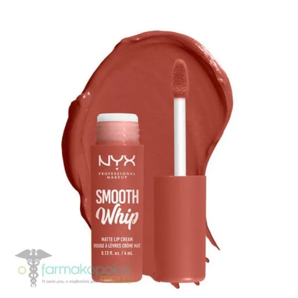 ΝΥΧ PROFESSIONAL MAKE UP Smooth Whip Matte Lip Cream, 4ml - Pushin Cushion