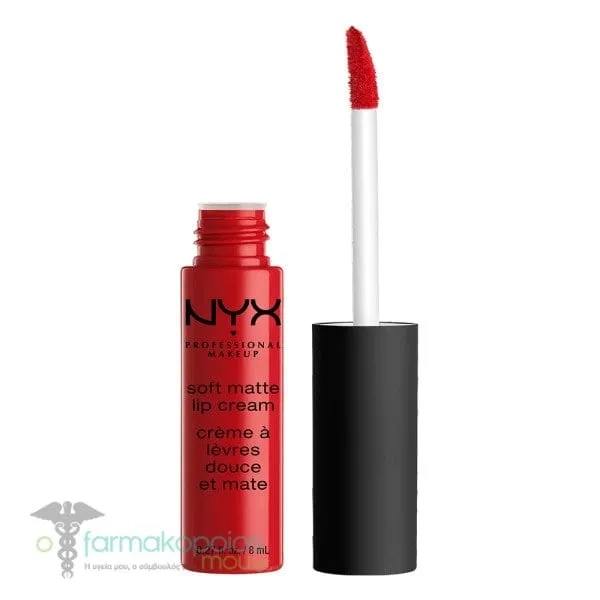 ΝΥΧ PROFESSIONAL MAKE UP Soft Matte Lip Cream, 8ml - 01 Amsterdam