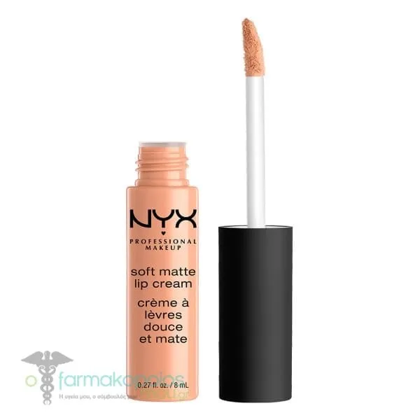 ΝΥΧ PROFESSIONAL MAKE UP Soft Matte Lip Cream Ματ Κρέμα Χειλιών, 8ml - 16 Cairo