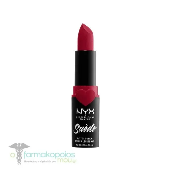 ΝΥΧ PROFESSIONAL MAKE UP Suede Matte Κραγιόν, 3,5gr - Spicy
