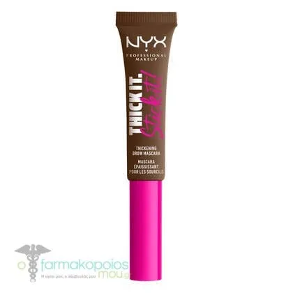 ΝΥΧ PROFESSIONAL MAKE UP Thick It Stick It Thickening Brow Mascara, 7ml - 06 Brunette