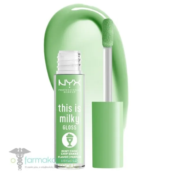 ΝΥΧ PROFESSIONAL MAKE UP This is Milky Gloss Milkshakes, 4ml - Mint Choc Chip Shake